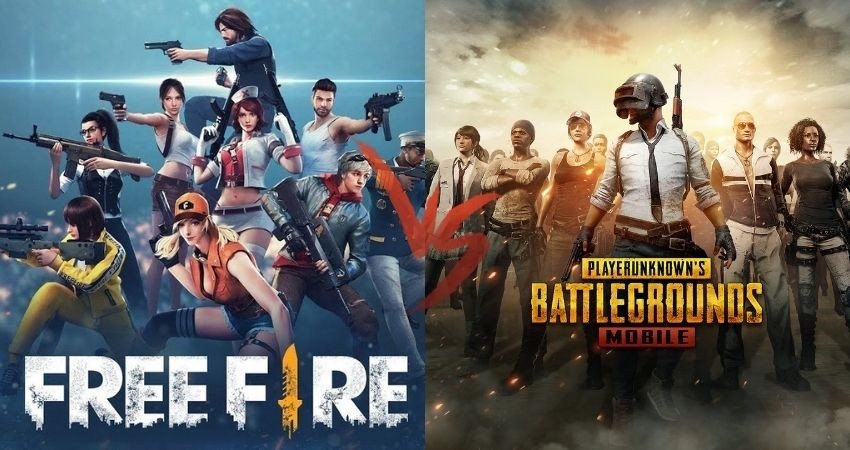 pubg mobile vs free fire